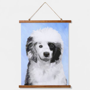 Portugiesisches Dog-Gemälde - Originelle Hundekuns Wandteppich Mit Holzrahmen