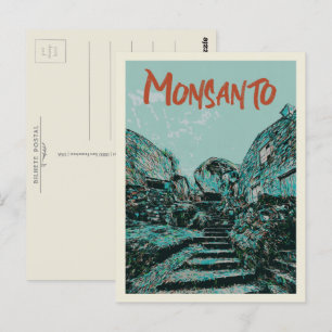 Portugiesisches Dorf Monsanto Postkarte