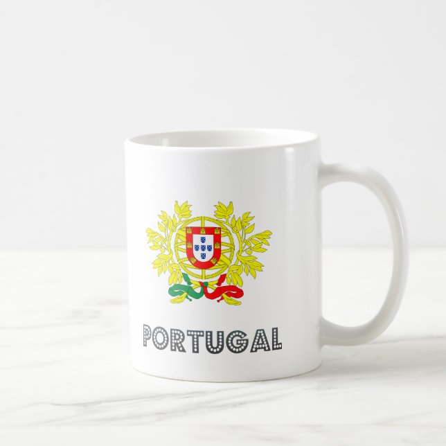 Portugiesisches Emblem Kaffeetasse (Rechts)