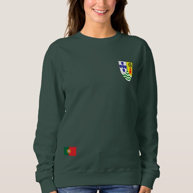 Portugiesisches Erbe-Emblem – India Portuguesa Sweatshirt (Vorderseite)