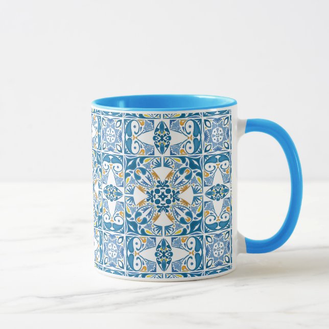 Portugiesisches Flachmuster Tasse (Rechts)