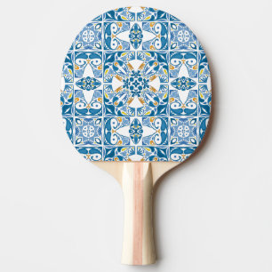 Portugiesisches Flachmuster Tischtennis Schläger