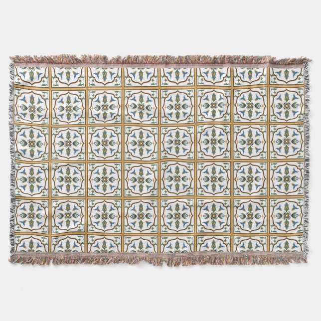 Portugiesisches Fliesen-Muster - Azulejos von Decke (Vorderseite)