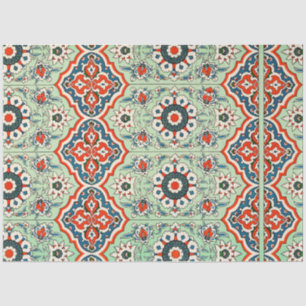 Portugiesisches Fliesengewebe Seidenpapier