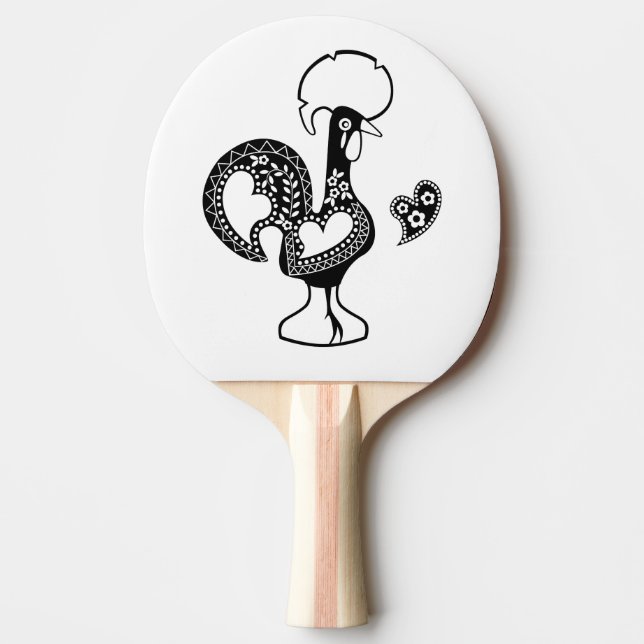 Portugiesisches Glücksspiel Tischtennis Schläger (Vorderseite)