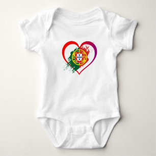 Portugiesisches Herz Baby Strampler