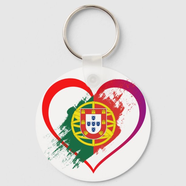 Portugiesisches Herz Schlüsselanhänger (Vorderseite)