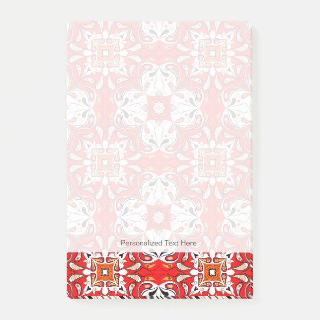 Portugiesisches Keramik-Fliesen-Muster Post-it Klebezettel (Vorderseite)