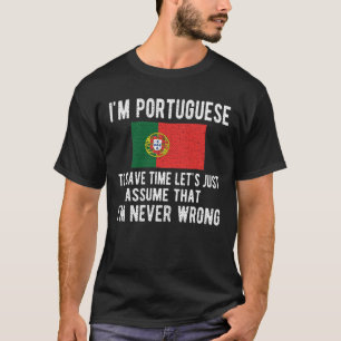 Portugiesisches Kulturerbe Portugal Roots Portugie T-Shirt
