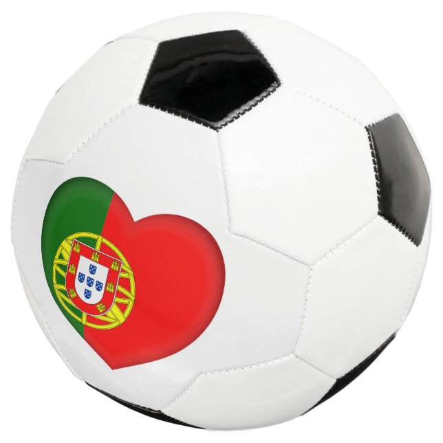 Portugiesisches Logo für die Gestaltung der Flagge Fußball (Dreiviertel)