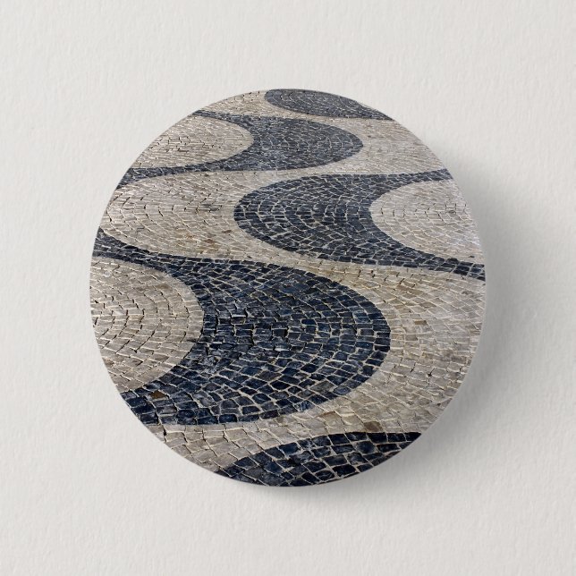 Portugiesisches Pflaster Button (Vorderseite)