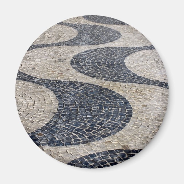 Portugiesisches Pflaster Magnet (Vorne)