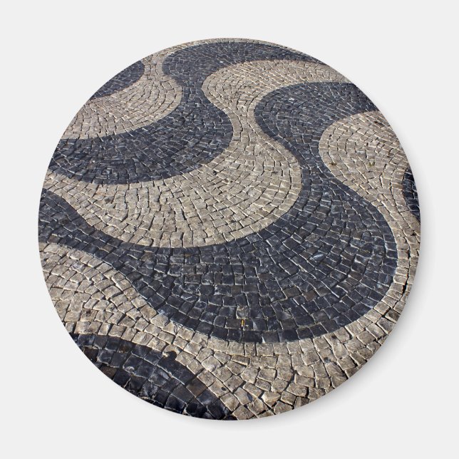 Portugiesisches Pflaster Magnet (Vorne)