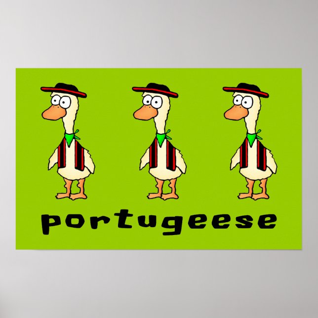 Portugiesisches Poster (Vorne)