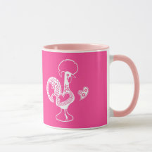Portugiesisches Rooster Bom dia - Guten Morgen Zit