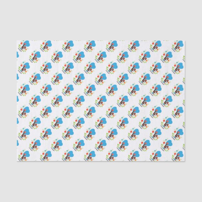 Portugiesisches Rooster Seidenpapier (Vorderseite)