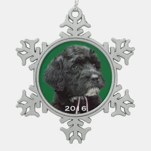 Portugiesisches Schneeflocken Zinn-Ornament