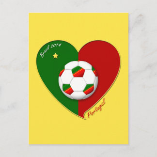 Portugiesisches SOCCER-Team. Fútbol de "PORTUGAL"  Postkarte