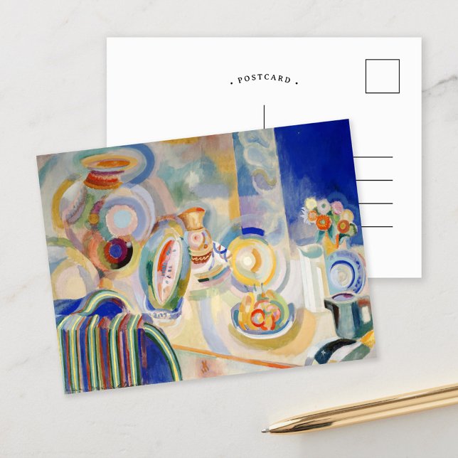 Portugiesisches Stillleben | Robert Delaunay Postkarte (Von Creator hochgeladen)