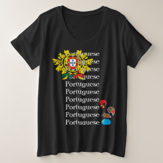 Portugiesisches Sweatshirt Große Größe T-Shirt