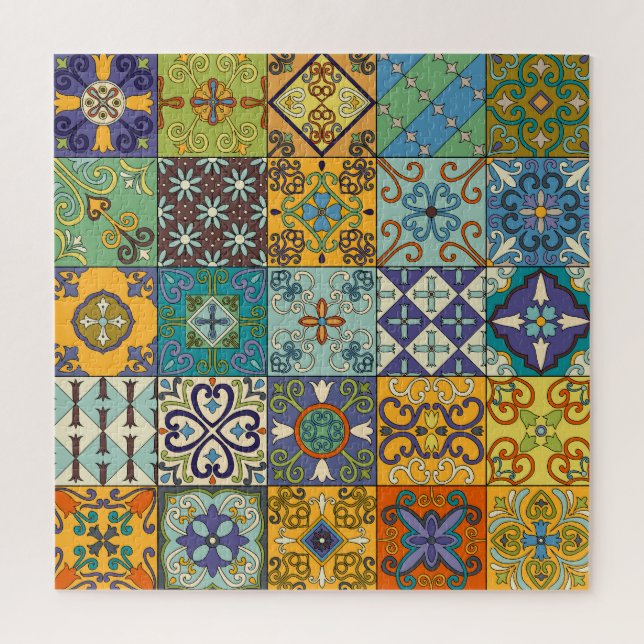 Portugiesisches Talavera-Fliesendesign (Vertikal)