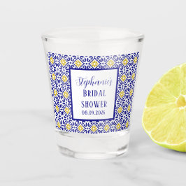 Portugiesisches Tiles Blue Mediterranes Brautparty Schnapsglas