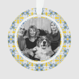 Portugiesisches Tiles-Foto für Weihnachtsferien Ornament