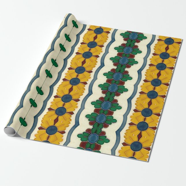 Portugiesisches Verpackungspapier Geschenkpapier (Ungerollt)