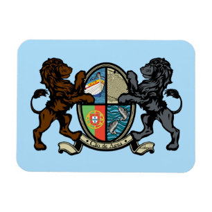 Portugiesisches Wasser-HundeWappen Magnet