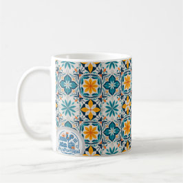 Portuguese Azulejo Mug – Traditional Tile Pattern Kaffeetasse