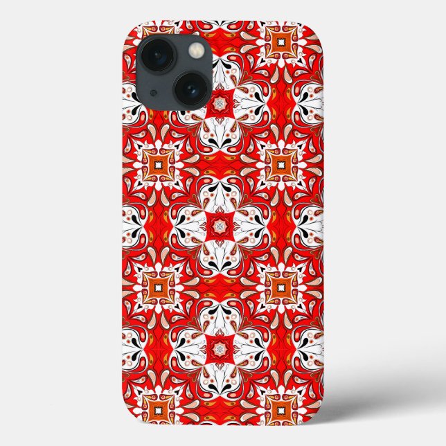 Portuguese Ceramic Tile Pattern Case-Mate iPhone Hülle (Rückseite)