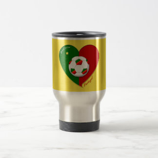 Portuguese SOCCER Team. Fußball von „PORTUGAL " Reisebecher
