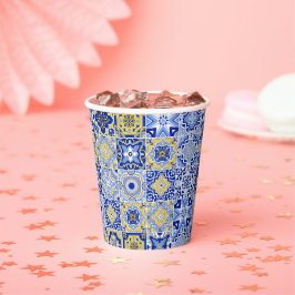 Portuguese Tiles Pattern  Pappbecher