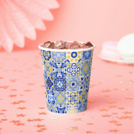 Portuguese Tiles Pattern  Pappbecher