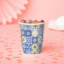 Portuguese Tiles Pattern  Pappbecher