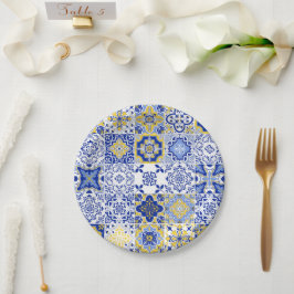 Portuguese Tiles Pattern  Pappteller