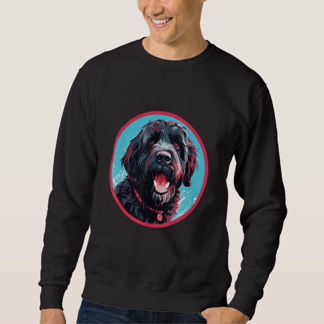 Portuguese Water Dog Breed Dog Design 1 Sweatshirt (Vorderseite)