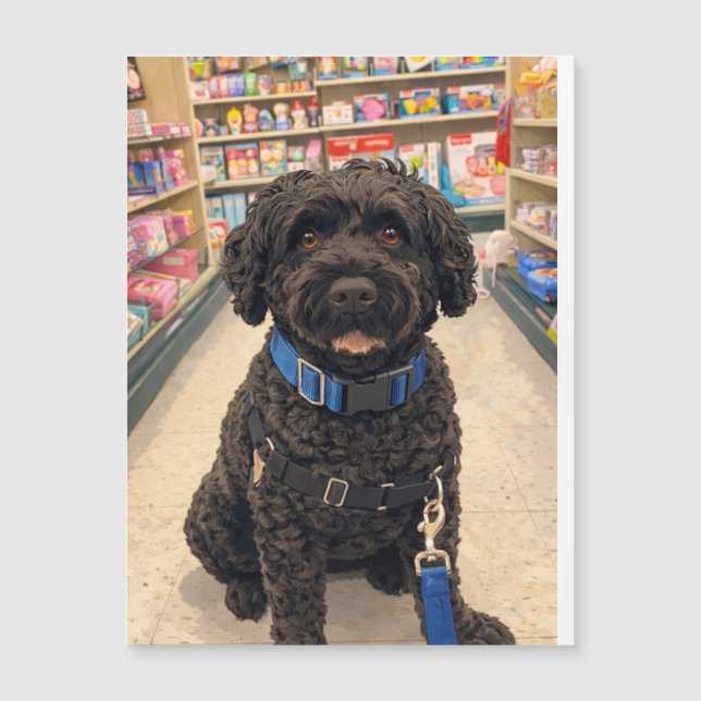 Portuguese Water Dogs Anime Anemi Magnetic Card Magnetkarte (Vorderseite)