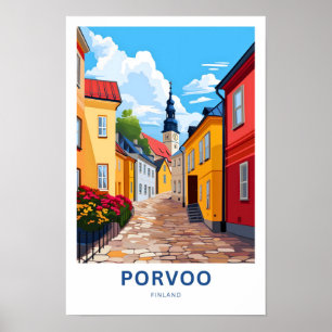Porvoo Finland Travel Print Poster