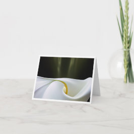 Porzellan Calla Note Card Dankeskarte