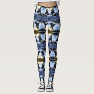 Porzellan im Schnee X Leggings