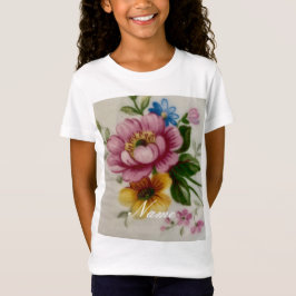 Porzellan Inspiriert bloral T-Shirt