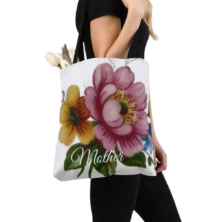 Porzellan inspirierte Blumen-Tasche Tasche