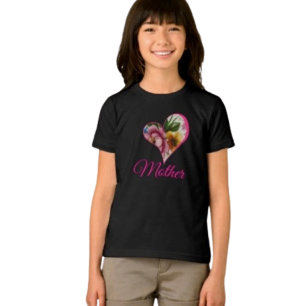 Porzellan inspiriertes Floral Tri-Blend Shirt
