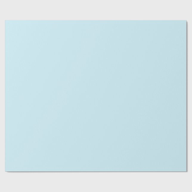 Porzellanblau Geschenkpapier (Flach)