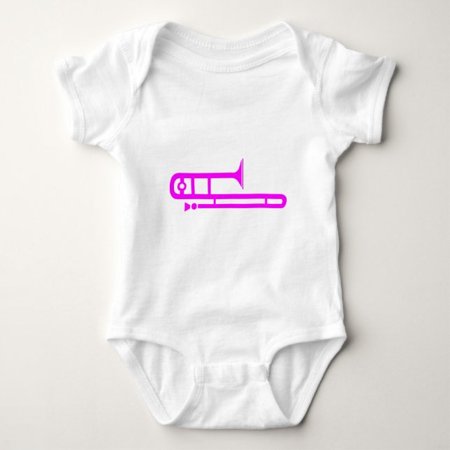 Posaune Baby Strampler (Vorderseite)
