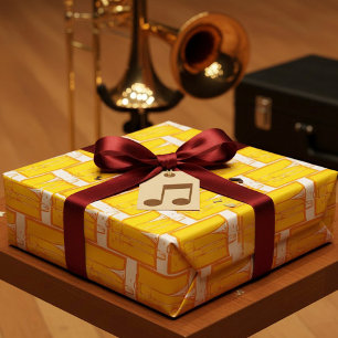 Posaune Geschenkpapier
