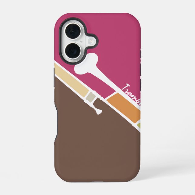 Posaune iPhone 16 Hülle (Rückseite)