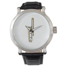 Posaunenaufdruck Armbanduhr
