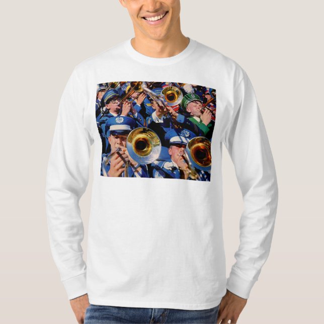 Posaunenmob AKA Bandgeeks verschwunden T-Shirt (Vorderseite)